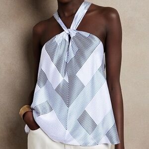 Banana Republic Belay Silk Halter Top